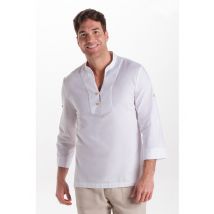 Chemise unisexe à col boutonné en bois - MyLookPro
