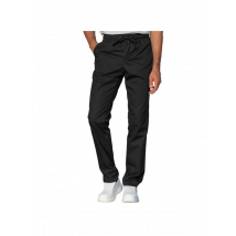 Pantalon Slim Fit Noir – Pantalon Professionnel Unisexe à Taille Élastique - MyLookPro