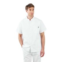 Tunique blanche homme col officier Kyoto - MyLookPro