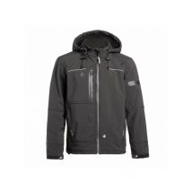 Veste de travail softshell respirante noire Flores Nine Worths - MyLookPro
