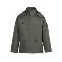 Parka de travail imperméable Oxford couleur vert olive North ways
