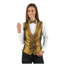 Gilet de service unisexe doré Isacco