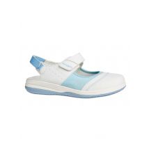 Sandale médicale blanche et bleu SRC ESD Safety Jogger Melissa - MyLookPro