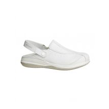 Sabot médical blanc pour Infirmiere et Aide Soignante avec bride réglable, Iris Safety Jogger - MyLookPro