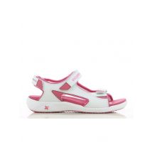 Sandale infirmière en cuir blanc et rose Olga Safety Jogger - MyLookPro