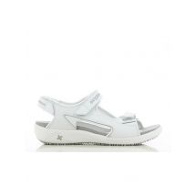 Sandale infirmière en cuir blanc Olga Safety Jogger - MyLookPro