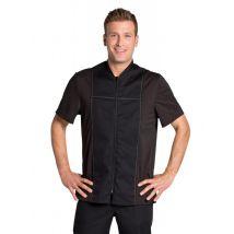Tunique noire de cuisine coupe sport Chef Look - MyLookPro