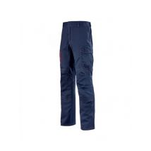 Pantalon de travail ergonomique multirisques bleu marine arminius