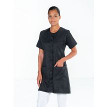 Blouse de travail manches courtes Noir ELIN