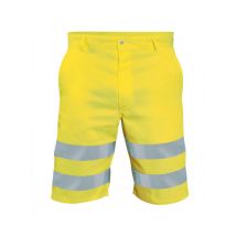 Short de travail Haute visibilité jaune fluo hivi - MyLookPro