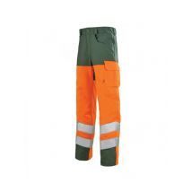 Pantalon de sécurité Homme orange hivi et vert