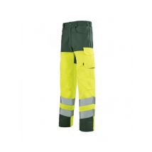 Pantalon de travail Haute visibilité jaune et vert