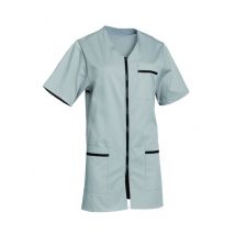 Tunique de travail grise manches courtes LENA - MyLookPro