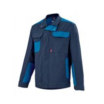 Blouson de travail Homme bleu marine / bleu azur grenat