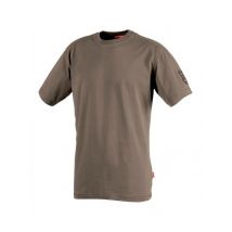 Tee-shirt Homme manches courtes marron tadi - MyLookPro