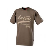 Tee-shirt manches courtes marron nikan - MyLookPro