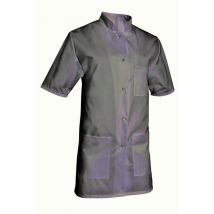 Tunique médecin femme grise manches courtes DENISE - MyLookPro