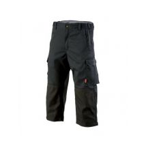 Pantacourt de travail Homme confort Stretch noir