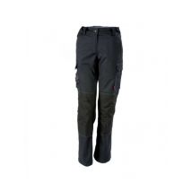 Pantalon de travail femme noir confort stretch Adolphe Lafont - MyLookPro