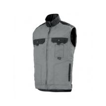 Body-warmer de travail Homme personnalisable gris et noir - MyLookPro