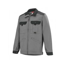 Veste de travail multipoches gris et noir Work Attitude A. Lafont - MyLookPro
