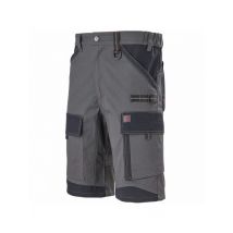 Bermuda de travail gris charcoal et noir crusher - MyLookPro