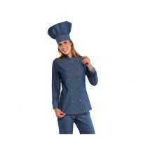 Veste de cuisine en Jeans pour Femme - MyLookPro