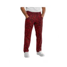 Pantalon cuisinier japonais Rouge et noir