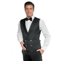 Gilet de service noir en Microfibre - MyLookPro