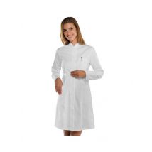 Blouse blanche médicale Femme Col officier - MyLookPro