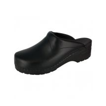 Sabot de travail en cuir noir sans sécurité Storvik Nordways - MyLookPro