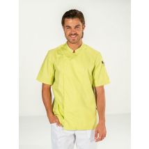 Veste cuisinier(e) vert pistache manches courtes COOKIE