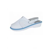 Sabot médical Bleu cuir souple sans embout Femme Anna Nordways