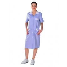 Blouse de travail femme de ménage bleue - MyLookPro
