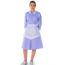 Blouse Femme de chambre bleu ciel Carlton - MyLookPro