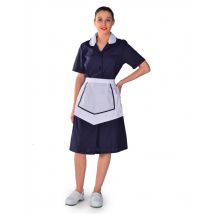 Blouse Femme de Chambre à manches courtes bleu nuit Carlton - MyLookPro
