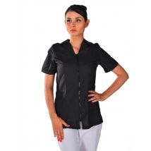 Tunique médicale noire Femme Monaco - MyLookPro