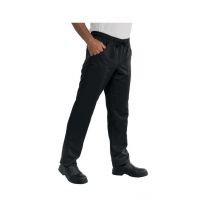 Pantalon de cuisine à ceinture élastique et tissu microfibre Superdry