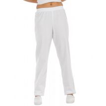 Pantalon blanc taille élastique - MyLookPro