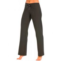 Pantalon noir taille basse elastique