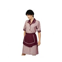 Blouse Femme De Chambre Et Tablier Bordeaux Amalfi