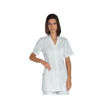 Tunique Médicale Blanche Femme Marbella 100% Coton - MyLookPro