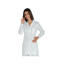 Tunique Médicale a Pressions Marbella Blanche - MyLookPro