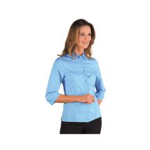 Chemise Femme Kyoto Manches 3/4 Bleu Ciel - MyLookPro