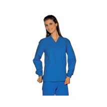 Casaque Médicale Manches Longues lunga Unisexe Bleu 100% Coton - MyLookPro
