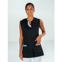 Tunique médicale sans manches LILA SM Noir - MyLookPro