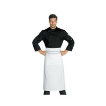 Veste Chef Cuisinier Suzuka Microfibres Super Dry Noir, anti tranpirante - MyLookPro