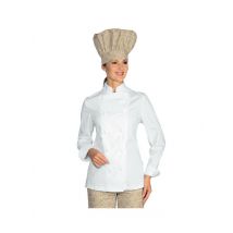 Veste de Cuisine Femme Ultra Légère Blanc - MyLookPro