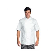 Veste Chef Cuisinier extralight blanche manches courtes - MyLookPro