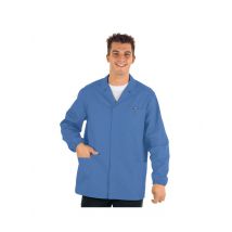 Veste Médicale Homme Manches Longues Sport Bleu - MyLookPro